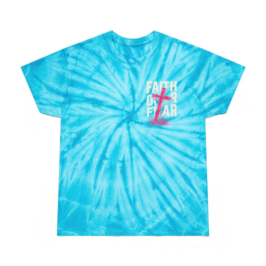 ✝️Faith Over Fear✝️Tie-Dye Tee — Limited Run 🕊️
