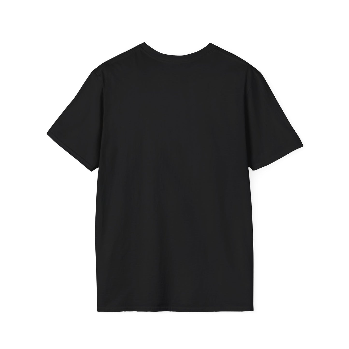 Day One T-Shirt – Gothic Chest Print, Minimal Black Tee for Everyday Wear