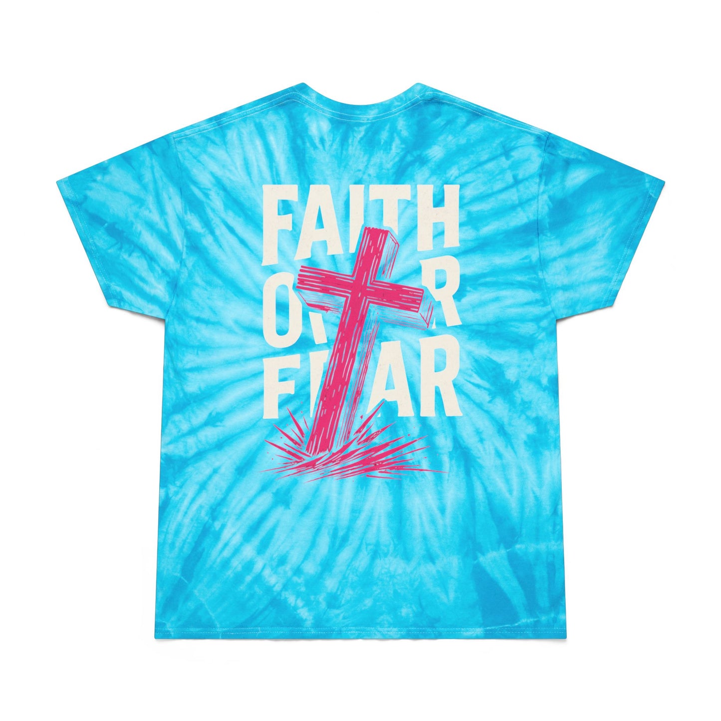 ✝️Faith Over Fear✝️Tie-Dye Tee — Limited Run 🕊️